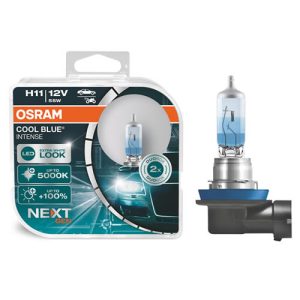 12V 55W H11 Bulbs Cool Bl