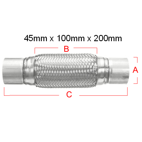 Exhaust Flexie 45X100X200