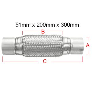 Exhaust Flexie 51X200X300