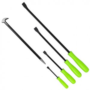 Set 5 Metal Levers With H