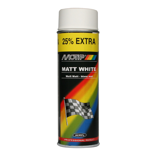 Motip Matt White Spray Pa