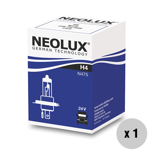 24V 75/70W H4 Bulbs SINGL