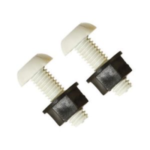 Number Plate Screw/Nut Wh