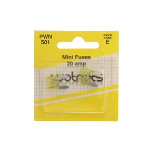 20 AMP Mini Blade Fuses Y