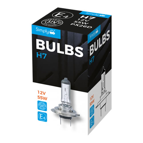 Simply 12V 55W H7 Bulbs H